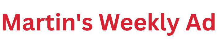 Martins Weekly Ad
